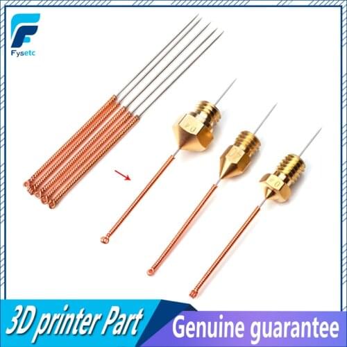 10pcs 3D Printer accessories tool Bendable Drill Bit 0.3x25mm/0.4x25mm for Cleaning Of 3D Printer Hotend 0.4mm Nozzle