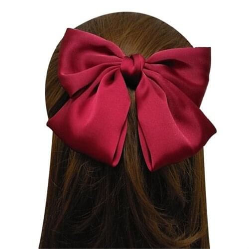 17KM-Horquilla De Lazo Grande Para Niña Y Mujer, Accesorios Coreanos De Gran Tamaño Para El Cabello Floral