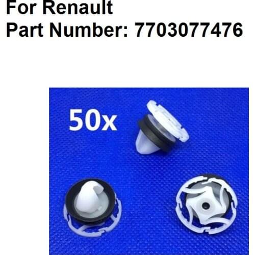 50x For Renault Interior Trim Panel and Door Card Clips- For Megane III & Laguna III