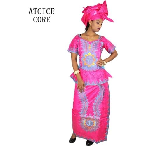 AFRICAN DRESSES FOR WOMEN BAZIN RICHE CLOTHES EMBROIDERY DESIGN DRESS FOR LADY
