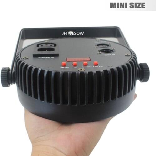 Dj slim par light led par 64 dmx rgbw rgbwa uv flat par light stage disco club night party lights for home wedding truss lights