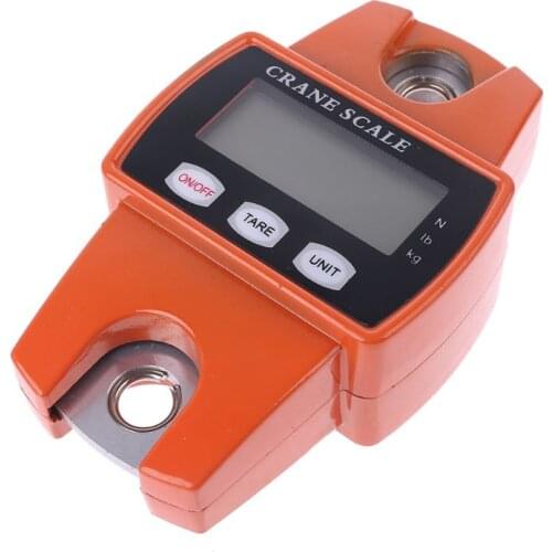 Electric Hook Scale Hanging Digital Balance Scale With Dismountable S-Hook Pounds Kg Unit For Weighing Luggages Vertically Heavy