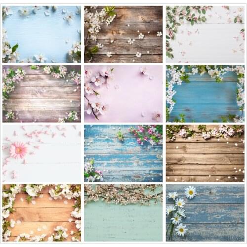 Flower wood and wooden floor backdrop Newborn Photography Props Photo Background studio product photography props1
