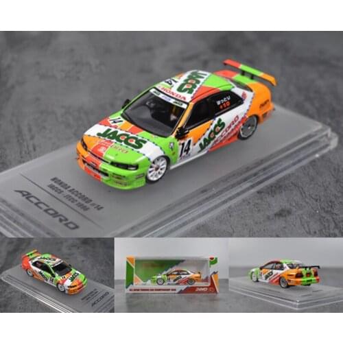 Diecast 1:64 scale model car Alloy coating plate ACCORD JACCS 14 Miniature scene toy Vehicle for desk Collection Gift