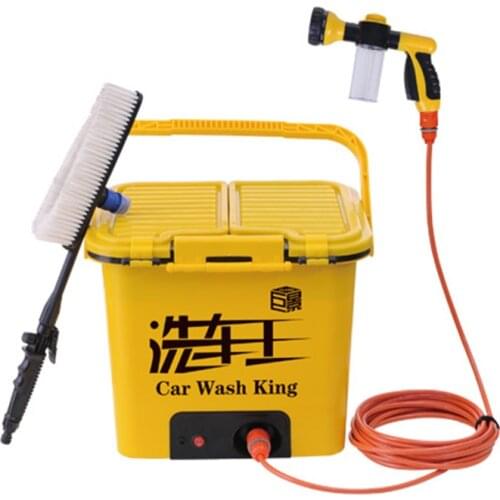 Portable Car Wash Equipment 35L Homeuse Pressure Car Washer 12V Motor Pump High Pressure Washer Foam Generator pressure for car