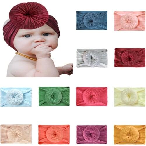 Nylon Cable Knit Donut Headbands,fits winter Most Wide Cotton Headwraps Soft Hairwear Christmas Hair Accessories for babys