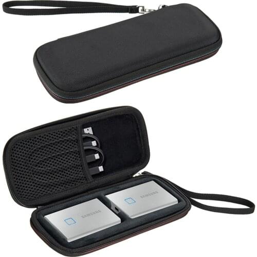 Newest Portable Hard EVA Outdoor Travel Case Storage Bag Carrying Box for Samsung T7 Touch SSD Case Accessories