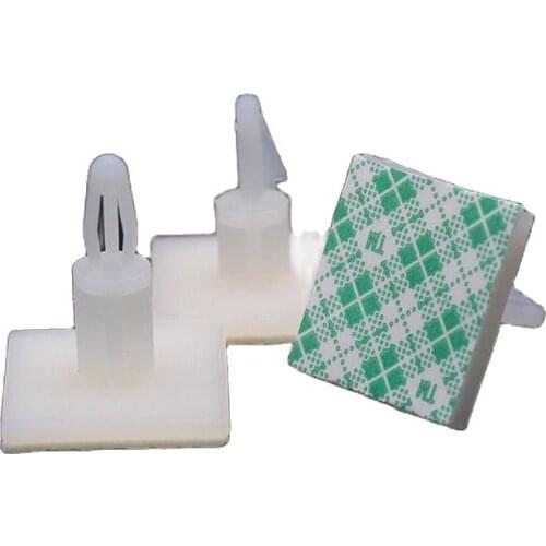 100pcs Plastic screw PCB Board Circuit Support Spacer Nylon pillar Locking Snap-In Posts Fixed Clips Adhesive 3mm Hole Kit HC-5