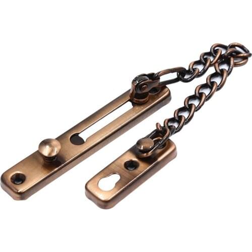Anti-Theft Door Chain Lock Home Security Guard Bolt Latch Stainless Steel Durable Anti-theft Chain Accessories