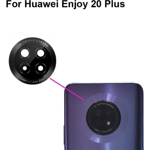 High quality For Huawei Enjoy 20 Plus Back Rear Camera Glass Lens test good For Huawei Enjoy20 Plus Replacement FRL-AN00a