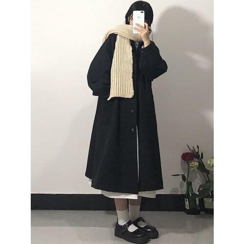 Xgoth Womens Black Coats