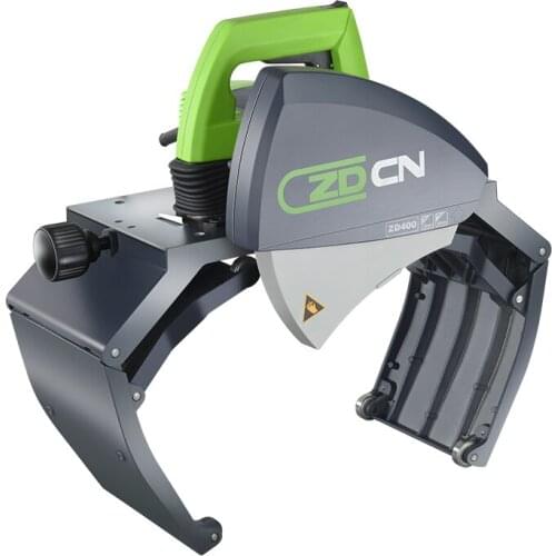 ZD400 Portable electric stainless steel pipe cutting machine 15-220mm automatic non-burr pvc pipe cutting machine