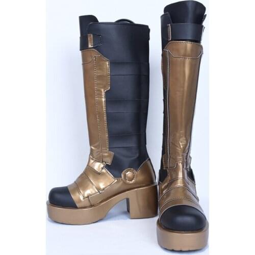 OW SOLDIER76 High Heels Game Cosplay Boots ShoesWomen Cosplay Costume Party Shoes Custom Made Boots