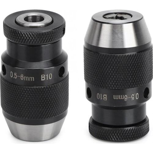 0.5-6mm B10 Full Automatic Locking Drill Chuck Milling Machine Self Tighten Drill Chuck