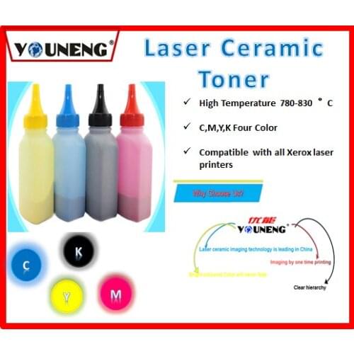 800 degree high temperature color ceramic toner powder Compatible For Ricoh and Xerox model vitrotype Print