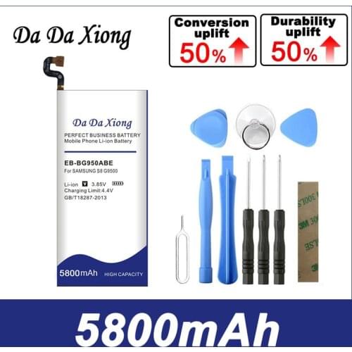 Da Da Xiong 5000mAh EB-BG950ABE Battery for Samsung GALAXY S8 SM-G9508 G9508 G9500 G950U SM-G G9500
