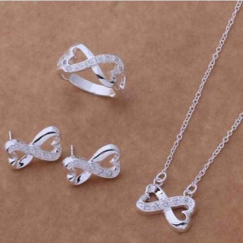 AS167 Trendy wholesale Jewelry Sets Earring 149 + Necklace 596 + Ring 239 /ajlajasa bkiakbpa