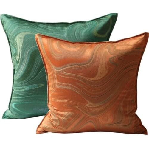 DUNXDECO Cushion Cover Decorative Square Pillow Case Modern Chic Luxury Abstract Moire Geometric Jacquard Sofa Chair Coussin
