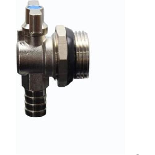 Geothermal Water Separator Drain Valve Floor Heating Drainage Copper Valve Dn25 All Copper Hot Water Faucet Sewage Valve