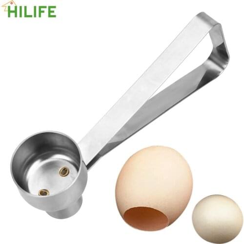 HILIFE Kitchen Tools Stainless Steel Topper Shell Cracker Cooking Tools Egg Opener Egg Cutter Gadgets