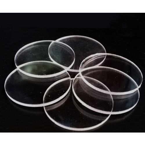 Round Plexiglass Clear Acrylic Perspex Sheet Plastic Transparent Board Perspex Panel Organic Glass Polymethyl Methacrylate