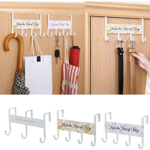 Küche Wall Hook Colgadores De Pared Over-the-door Hook Rack Metal Hooks Hanger Storage Holder Hanging Coat Hat ключница на стену