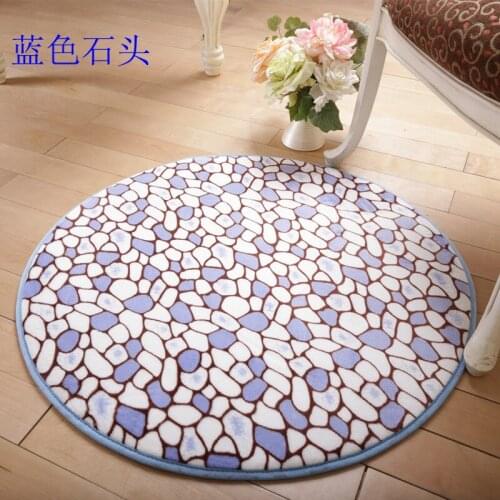 Lovely round yoga mat chair stool basket carpet living room bathroom hallway rug cushion bedroom bedside computer pad blanket