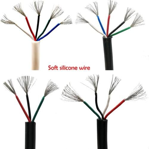 QUICKO 3C/4C/5C core Soft Silicone Wire for T12 soldering iron DIY KITS