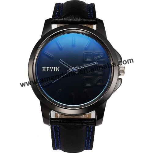 Wholesale Cute Flower Pattern Quartz Watch Big Case Women Dress Watches Male and Female Casual Leather Men Business Wristwatch