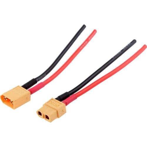 XT60 Pair Parallel Battery Quick Terminal Bullet Connectors 3.5mm 14AWG Male Female Plug