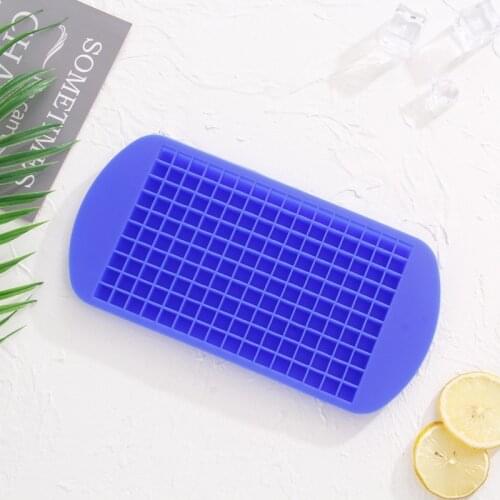 Food Grade 160 Cavity Silicone Bar Ice Cube Tray Mini Ice Cubes Small Square Mold Ice Maker Kitchen