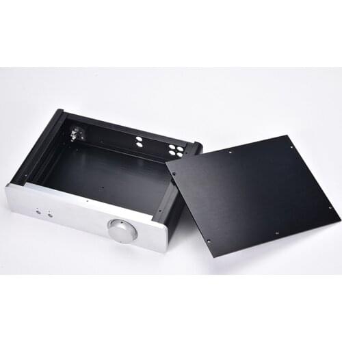 Full aluminum amplifier chassis / Pre-amplifier / DAC Decoder / AMP Enclosure / case / DIY box for installing HD1969 circuit
