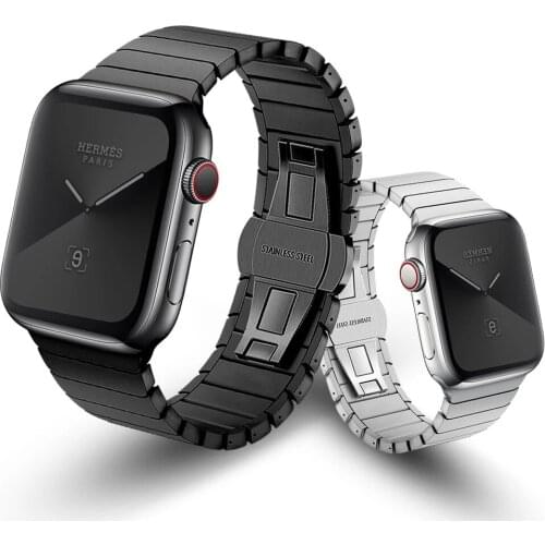 For Apple Watch latest stainless steel strap 44 mm 40 mm iWatch metal strap 42 mm 38 mm strap for Apple Watch 6 SE 5 4 3 2 1