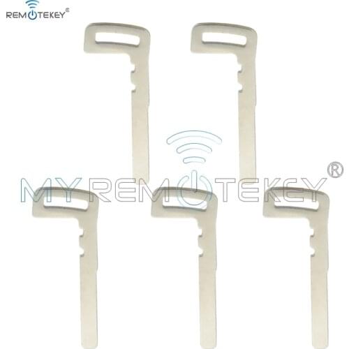 Remtekey 5pcs smart emergency key blade Replacement uncut for Mercedes Benz W213 E Class 2017
