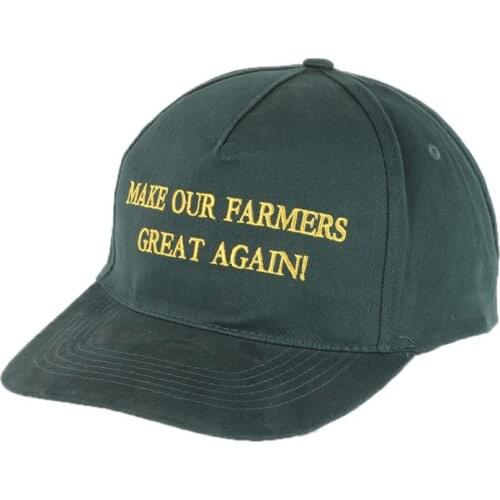 Sports Tennis Cap Letter Embroidered Breathable Adjustable Cotton Snapback Hat Headwear 2020 American President Election Green