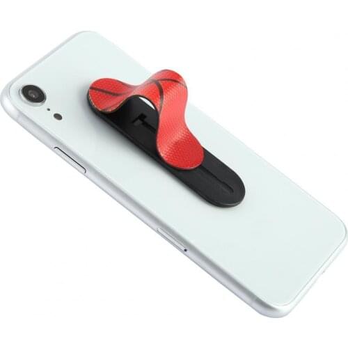 Universal U Shaped Multi Band Finger Ring Three-band Adjustment Holder Phone Grip Stand Mount with Back Sticker for Tablet