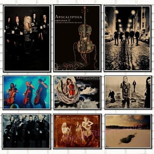 Vintage poster Arch Enemy poster Home Furnishing decoration Kraft acid rock music Poster Drawing core Wall stickers/6006