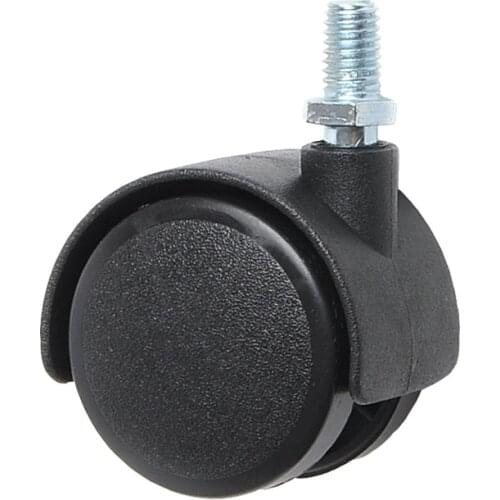 1.0/1.5/2.0 inch Universal wheel Nylon wheel Screw caster universal Furniture electric casters Silent wheel 5pcs