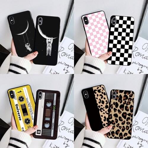 2Pcs Case For Xiaomi Mi Poco X3 NFC A3 A2 A1 9 9T 10 10T Lite Redmi Note 8T 9 8 Pro 9s 7 6 5 9C TPU Cute Astronaut Leopard Cover