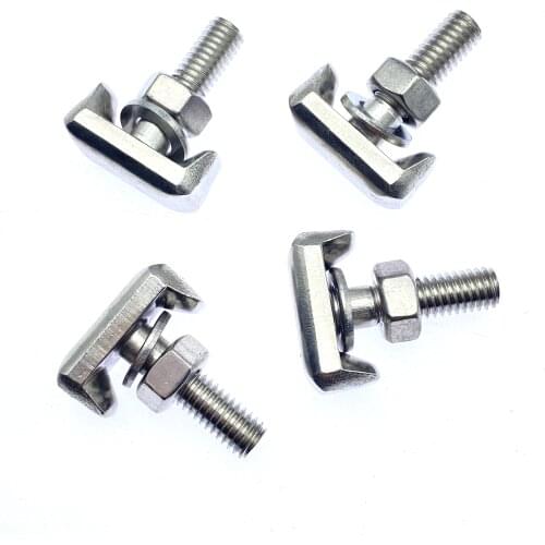 4pcs for Volkswagen Bora Golf Ford Focus BMW battery pile head joint T screw bolt chuck