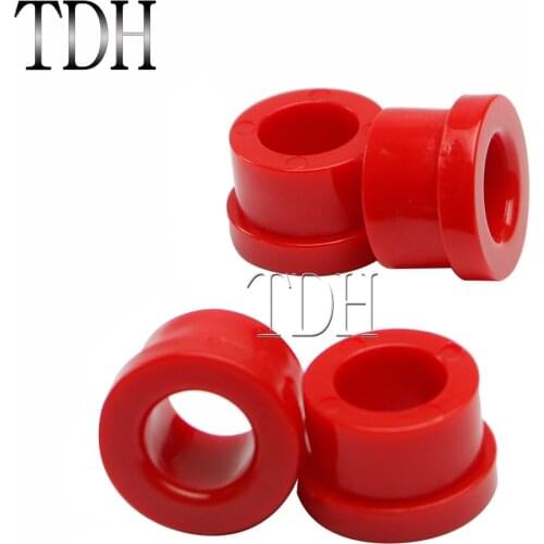 4x Red Motorbike Handle Bar Riser Bushings Insert Replacement For Harley Trike FLH/T 1984-2016 Handlebar Riser Bushings