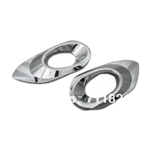 Car Styling Chrome Front Fog Light Surround Bezel For Volkswagen For VW Jetta MK6
