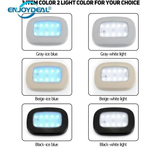 Car Reading Light Auto USB Charging Roof Magnet Time Interior Square Dome Vehicle Indoor Ceiling Lamp