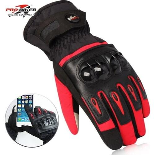 Free shipping 1pair Motorbike Cycling Racing MTB Winter Warm Bicycle TouchScreen Motocross Motorcycle Gloves