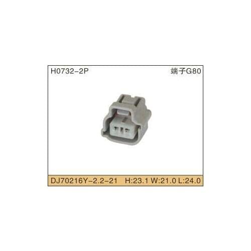 Free shipping 2 Pin Automotive Fog Lamp Plug Female Harness Sumitomo Connector With Terminals And Rubber Seals DJ70216Y-2.2-21