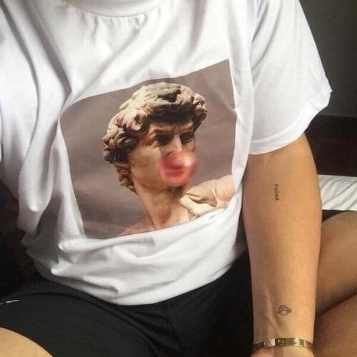 Colored Bubble gum t-shirt unisex Fashion 100% Cotton quote casual camisetas tumblr grunge women funny graphic tee top tshirt