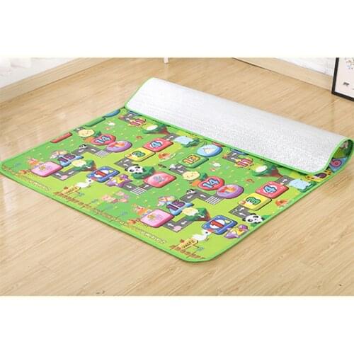 Infant Foldable Playmat Baby Play Mat Kid Rug Puzzle Carpet Early Education Crawling Game Pad Toy 0.50cm thickness