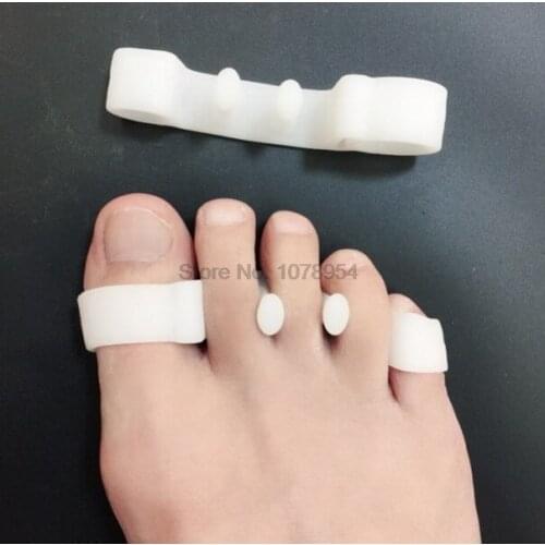 By dhl 200pairs Adjuster Bone Foot Care Sock Hallux Valgus Bow Leg Pedicure Orthopedic Bunion Corrector Toe Separator