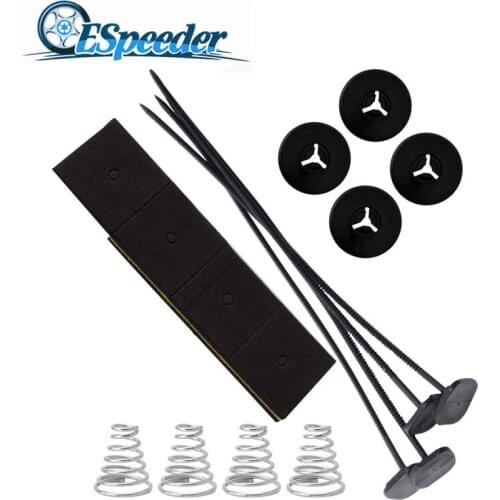 ESPEEDER Car Vehicle Radiator Fan Strap Electric Radiator Fan Mounting Kit Plastic Ties Straps