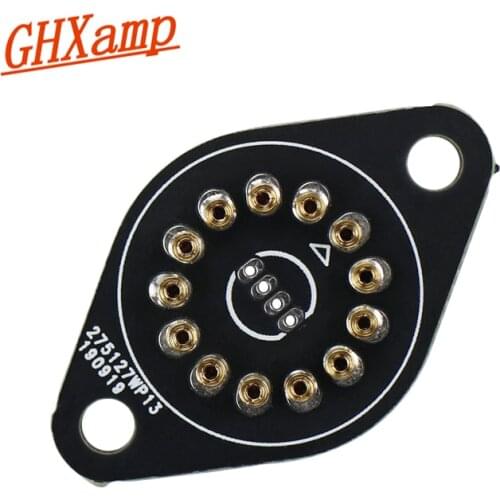 GHXAMP For IN-14 Glow Clock Socket Nixie Tube Socket Fixed Mount Home accessories diy 1pcs
